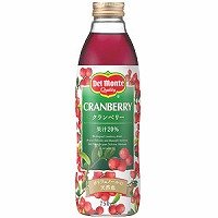 デルモンテ　クランベリー 瓶（果汁20%）