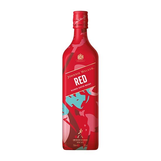 3本並べるとデザインが表われる！「ジョニ赤」にファッショナブルなデザインボトルが限定発売