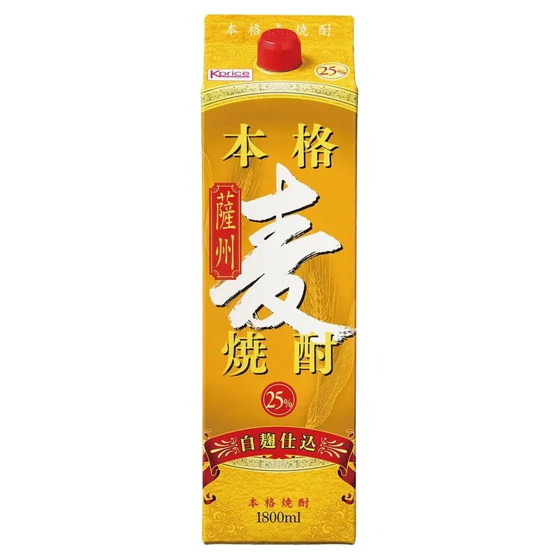 本格麦焼酎 25°（1.8L）
