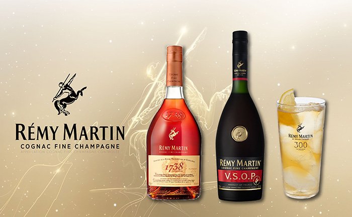 今年で300周年のコニャック「レミーマルタン」!「1738」「VSOP」を合計3本購入で、300周年記念ハイボールキットをプレゼント!【12月27日まで】