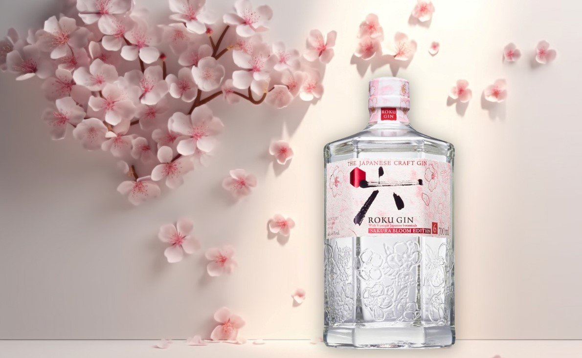 ジャパニーズクラフトジン「ROKU〈六〉」から桜をイメージした限定品が 