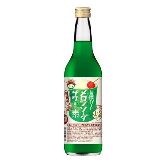 昔懐かしいメロンソーダサワーの素