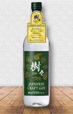 濱田 ジャパニーズクラフトジン 樹々 38° (鹿児島)
