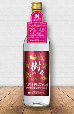 濱田 ジャパニーズクラフトジン樹々 PLUM BLOSSOM 40°（鹿児島）