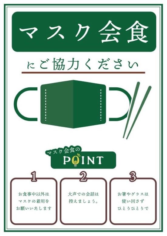 マスク会食用③